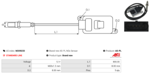 Sonde NOX NOX9233