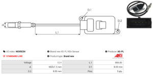 Sonde NOX NOX9234