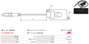 Sonde NOX NOX9242