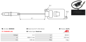 Sonde NOX NOX9243