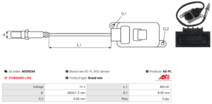 Sonde NOX NOX9244