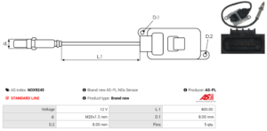 Sonde NOX NOX9245