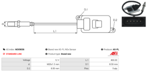 Sonde NOX NOX9036