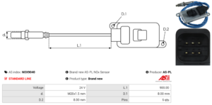 Sonde NOX NOX9040