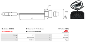Sonde NOX NOX9042