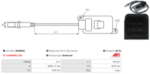 Sonde NOX NOX9043