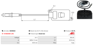 Sonde NOX NOX9044