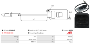 Sonde NOX NOX9045