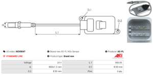 Sonde NOX NOX9047
