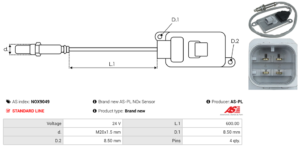 Sonde NOX NOX9049