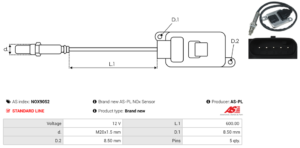 Sonde NOX NOX9052