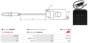 Sonde NOX NOX9053