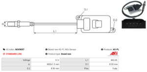 Sonde NOX NOX9057