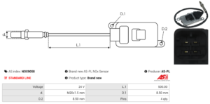 Sonde NOX NOX9058