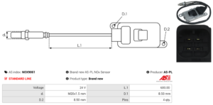 Sonde NOX NOX9061