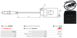 Sonde NOX NOX9062