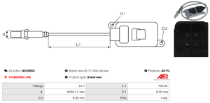Sonde NOX NOX9063