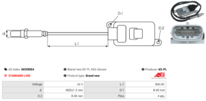 Sonde NOX NOX9064