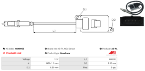 Sonde NOX NOX9066