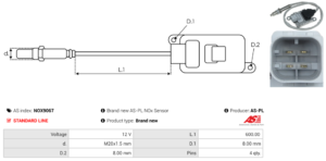 Sonde NOX NOX9067