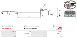 Sonde NOX NOX9069