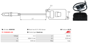 Sonde NOX NOX9109
