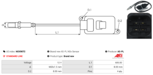 Sonde NOX NOX9072