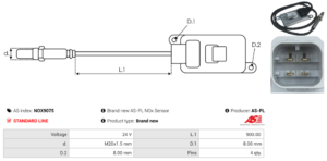 Sonde NOX NOX9075
