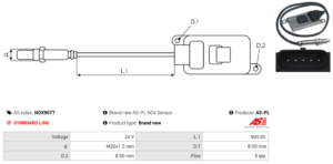 Sonde NOX NOX9077