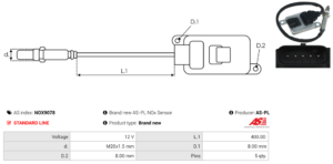 Sonde NOX NOX9078