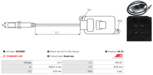Sonde NOX NOX9081