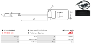 Sonde NOX NOX9083