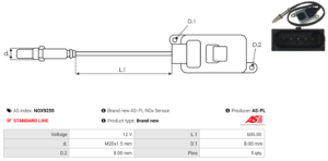 Sonde NOX NOX9250