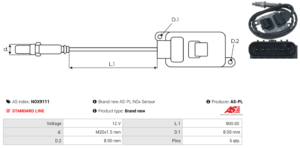 Sonde NOX NOX9111