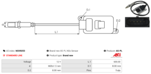 Sonde NOX NOX9253