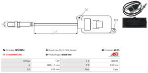Sonde NOX NOX9254