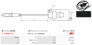 Sonde NOX NOX9255
