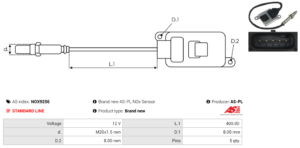 Sonde NOX NOX9256