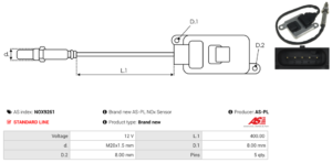 Sonde NOX NOX9261