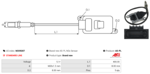 Sonde NOX NOX9267