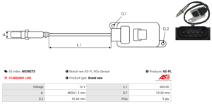 Sonde NOX NOX9273