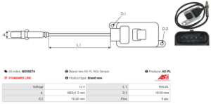 Sonde NOX NOX9274