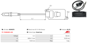 Sonde NOX NOX9275