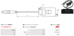 Sonde NOX NOX9277