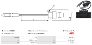 Sonde NOX NOX9281