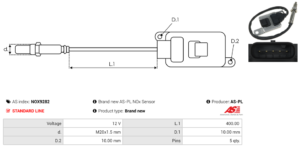Sonde NOX NOX9282