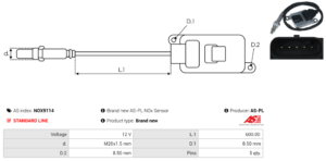 Sonde NOX NOX9114