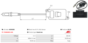Sonde NOX NOX9283