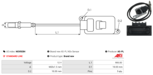 Sonde NOX NOX9284