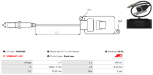 Sonde NOX NOX9286
